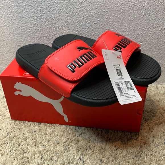 Puma Cool Cat V BX Men's Red Slides sz 7 - Picture 5 of 9